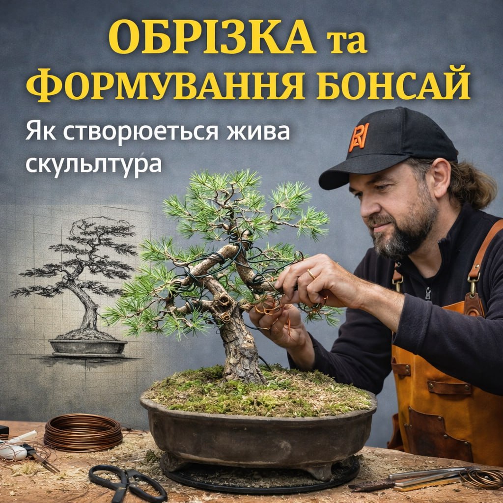 Обрезка и формирование бонсай: Как создается живая скульптура