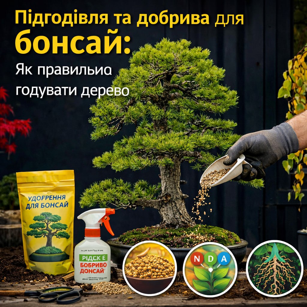 Подкормка и удобрения для бонсай: Как правильно кормить дерево